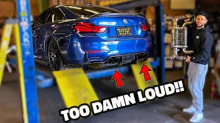 Straight Piped My BMW M4 F82! - Exhaust WAY Too Loud!