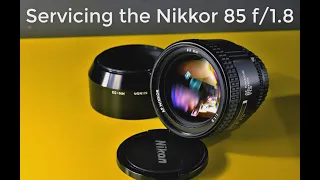 Nikon lens repair : Nikkor 85 f/1.8