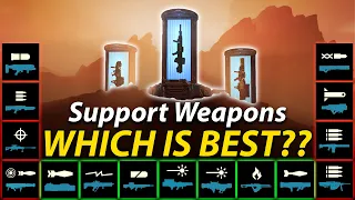 Ranking ALL 15 Support Weapon Stratagems!!! Which is Best? / Supp Weapon Tier List! | Helldivers 2