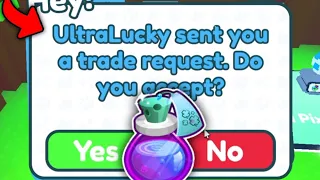 Ultra Lucky sent me a TRADE and it happened... 😲 | Pet Simulator X Roblox