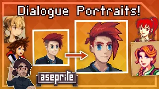 Pixel Art Class - Introduction To Portraits!