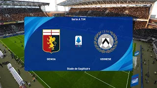 PES 2021 | Genoa vs Udinese - Italy Serie A | 13/03/2021 | 1080p 60FPS