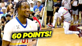 Jonathan Kuminga DROPS 60 POINTS at The Crawsover Pro Am & Goes CRAZY!