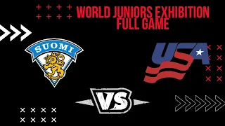 USA vs. Finland 2021 World Juniors full game | Exhibition game