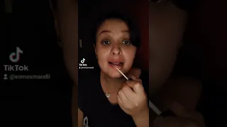 100 capas de labial picoso (video completo en mi canal)