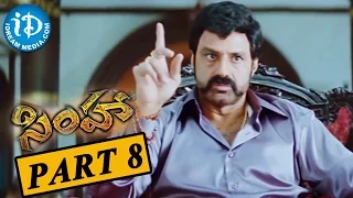 Simha Full Movie Part 8 ||  Balakrishna, Nayantara, Sneha Ullal || Boyapati Srinu || Chakri