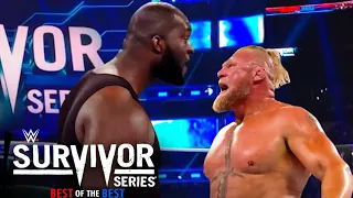 Brock Lesnar Vs. Omos Jordan Omogbehin : Survivor Series 2021