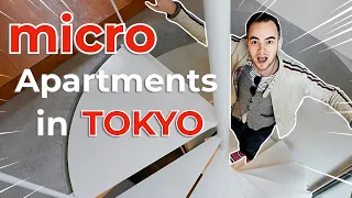 Inside a $1000/mo Tokyo MICRO Apartment - 23㎡/250ft2 | Japanese Apartment Tour