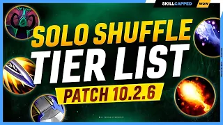 UPDATED SOLO SHUFFLE TIER LIST for PATCH 10.2.6 - DRAGONFLIGHT SEASON 3