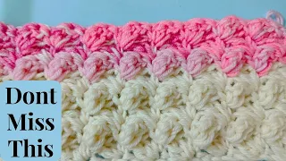 wooww, ITS JUST AWESOME, DONT MISS IT, Must Try Crochet Stitch @sara1111 #crochet