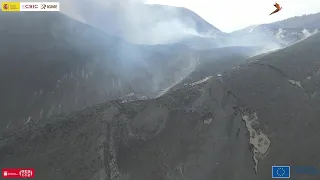 06/12/2021 Graben y centros de emisión de la parte sur. Erupción La Palma IGME