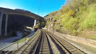 Gotthard: Führerstandsmitfahrt Bellinzona - Airolo