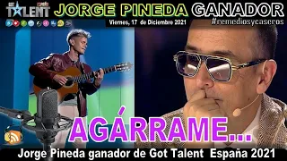 Agárrame 🥇Jorge Pineda Got Talent España 2021 🎤 Interpretando la canción "Agárrame". 🔊 etoro