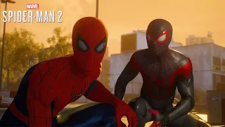 Spider-Men Chase Lizard With The NWH Final Swing Suit And Classic Suit - Marvel's Spider-Man 2 (4K)