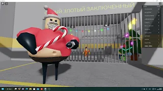 Прохожу режим BARRYS PRISON RUN в Roblox.