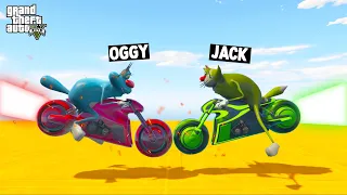 OGGY AND JACK TRIED EPIC DEADLINE PARKOUR CHALLENGE (GTA 5 Funny Moments)