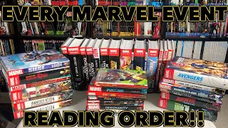 A comprehensive look at the reading order of EVERY Marvel Crossover Event!