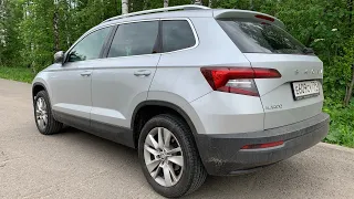 Взял Skoda Karoq как по трассе везет? Айсин это приятно