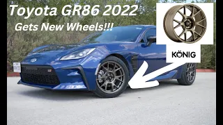 Toyota GR86 2022 Gets New Konig Wheels (GR 86 Build Ep.2) Fitment Industries Wheels *Looks Dope AF*