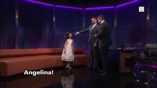 Angelina Jordan - Fly Me to the Moon - interview with subtitles