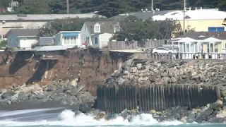 Coastal erosion in Pacifica