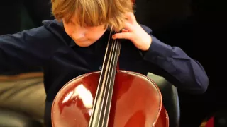 A. Dvorak : Humoresque for cello and piano - Leonard Razboršek (8 years old)