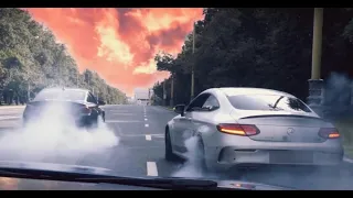 Чуть не проспорил BMW M4. Дрифт в городе на Ferrari, E63 AMG, BMW M2