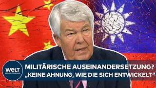 MILITÄRISCHE CHINA-TAIWAN-ESKALATION? „Keine Ahnung, wie die sich entwickelt und ausgeht“