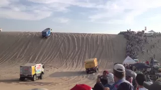 Camiones en el Dakar 2013 (Ica)