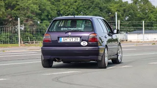 650HP TURBO VR6 Golf 3 | CRAZY Accelerations, Flames, Revs, ...