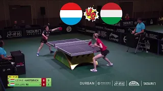 Leonie Hartbrich vs Ni Xia Lian | Durban 2023 World Table Tennis Championships