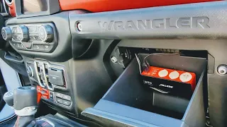 JEEP WRANGLER JL GLOVE BOX USB PORTS!  (or GLADIATOR) - JEEP MODS - HOW TO GUIDE