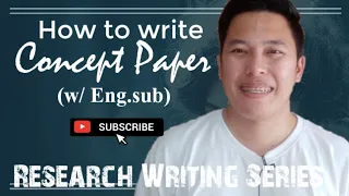 HOW TO WRITE CONCEPT PAPER? | step by step guide (With Eng. sub)