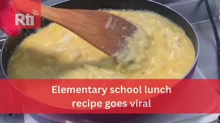 Elementary school lunch recipe goes viral | Taiwan News | RTI