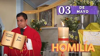EVANGELIO DE HOY viernes 3 de mayo del 2024 - Padre Arturo Cornejo