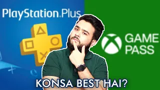 XBOX Game Pass vs PlayStation Plus Comparison | Which Is Better [HINDI]🔥