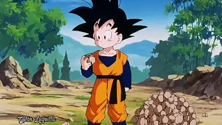 Goten throws a rock at Gohan. 😈🔥 | Goten Loquillo In English