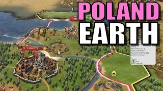 Civ 6: Poland Gameplay [True Start Earth Location Map] Let’s Play Civilization 6 Poland | Part 3