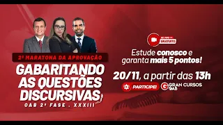 2ª Maratona da Aprovação – Gabaritando questões discursivas! - Dir. Tributário com Maria Christina