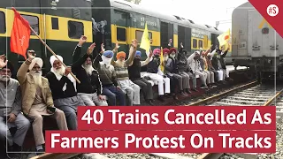 Rail Blockade: 40 Trains Cancelled As Farmers Protest On Railway Tracks In Moradabad, Uttar Pradesh