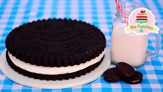 PASTEL DE GALLETA OREO GIGANTE | MIS PASTELITOS