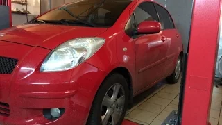 Как поменять фильтр салона Toyota Yaris