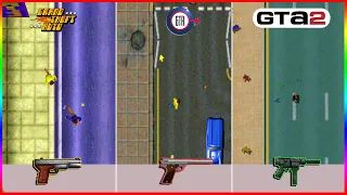 GTA Weapon Cheat Codes in GTA 1, GTA London, GTA 2 - PC