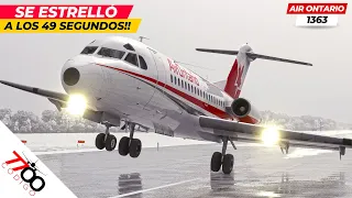 El avión condenado a Estrellarse | Vuelo 1363 de Air Ontario