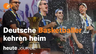 heute journal vom 12.09.2023 Basketball-Weltmeister in Frankfurt, Woche der Pressefreiheit