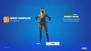 how to unlock the runaway racer skin fast