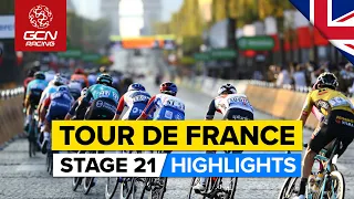 Tour de France 2021 Stage 21 Highlights | Can Cavendish Take The Record On The Champs-Élysées?