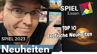 Top 10 exotische & spannende Neuheiten – SPIEL Essen 2023 - Brettspiele