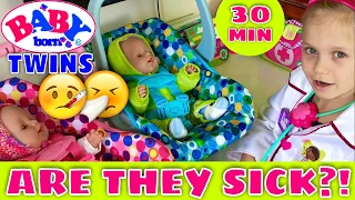 🚨Are Baby Born Twins Sick?! 🚑What Do They Have?👩🏼‍⚕️Dr Skye Will Come To The Rescue!
