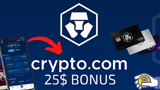 Crypto.com Come guadagnare Criptovalute Gratis CRO | 25$ di Bonus | Aggiornamento 2023